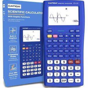 **NEW**  CATIGA Scientific Calculator With Graphic Functions - Blue CS-121